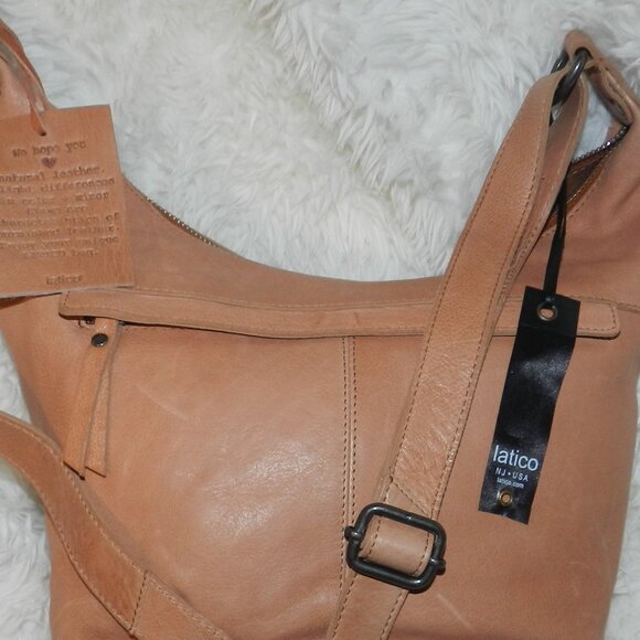 Latico Leather Gita Crossbody/Shoulder Bag in Walnut 🆕Ships Fast🆕⌚📦🏃💨🚚 - Picture 5 of 16